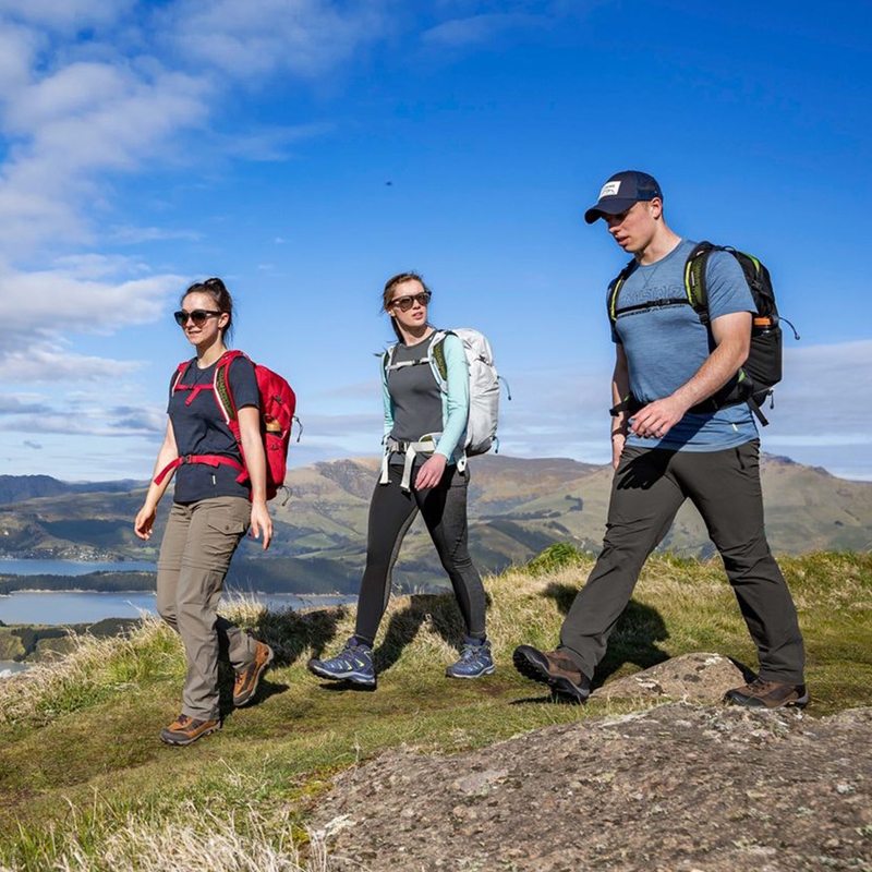 men and woman wearing ics garments