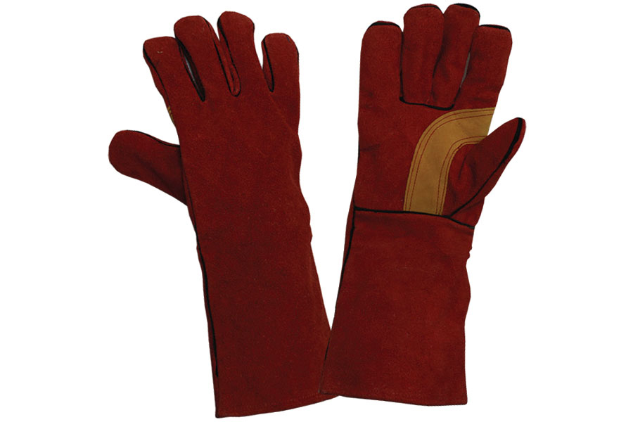 Leather Welding Gloves, Reinforcement Thumb, Binding With Kevlar Stitch, With Or Without Lining.