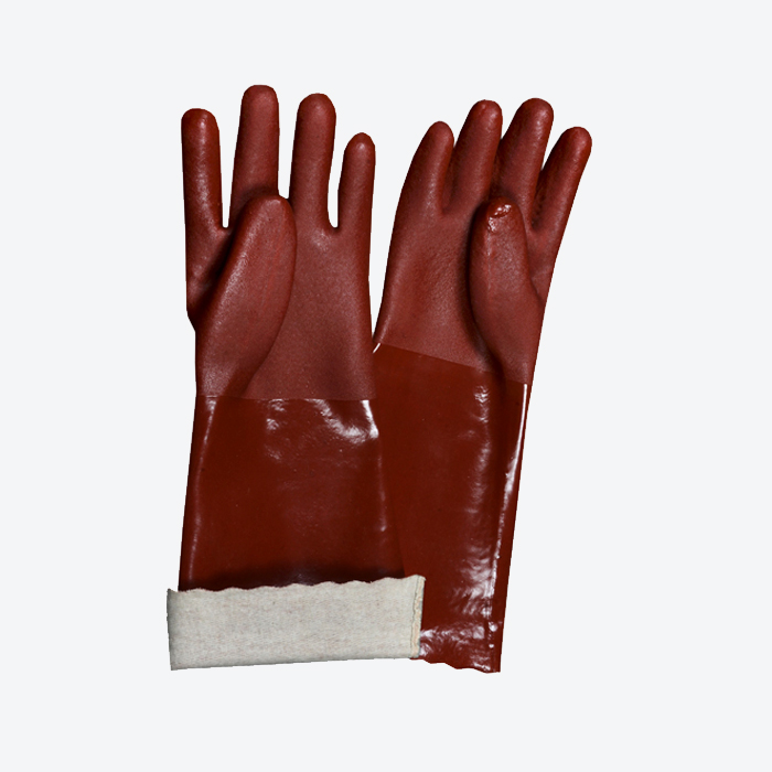 Red PVC Double Dipped Gauntlet