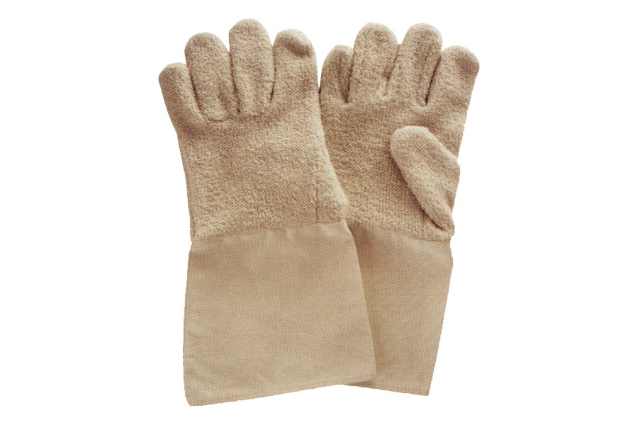 skin colour Terry Cotton Gloves Gauntlets